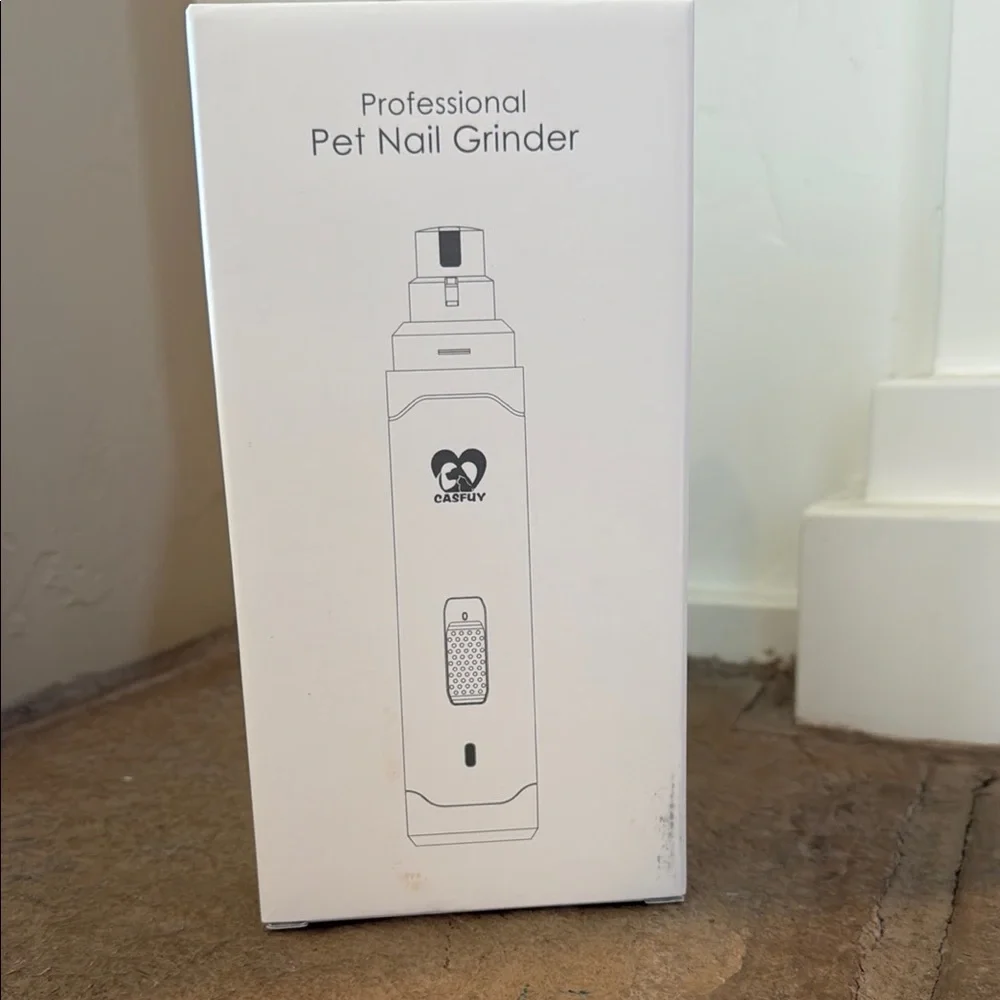 Professional‎ pet nail grinder never been opened or used. Two speed, USB charge